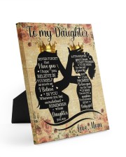 Never Forget That I Love You Mom To Daughter Easel-Back Gallery Wrapped Canvas tile