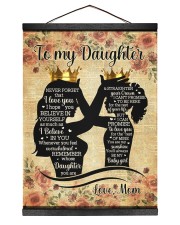 Never Forget That I Love You Mom To Daughter Hanging Canvas tile