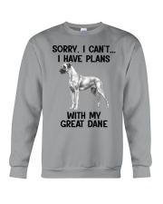I have plans with my dog Great Dane Crewneck Sweatshirt tile