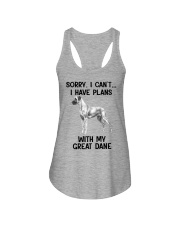 I have plans with my dog Great Dane Ladies Flowy Tank tile