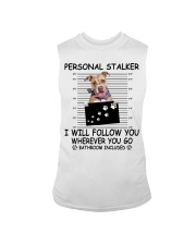 Personal Stalker Pitbull Sleeveless Tee tile