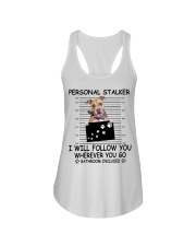 Personal Stalker Pitbull Ladies Flowy Tank tile