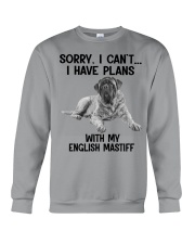 I have plans with my dog English Mastiff Crewneck Sweatshirt tile