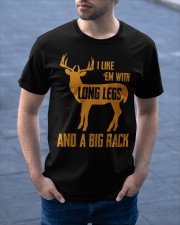 I Like Em With Long Legs And A Big Rack Hunting Classic T-Shirt apparel-classic-tshirt-lifestyle-front-46