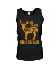 I Like Em With Long Legs And A Big Rack Hunting Unisex Tank tile