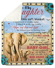 I Hugged This Soft Blanket Mom To Daughter Sherpa Fleece Blanket tile