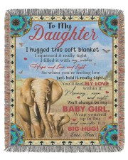 I Hugged This Soft Blanket Mom To Daughter 50x60 - Woven Blanket tile