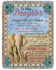 I Hugged This Soft Blanket Mom To Daughter 60x80 - Woven Blanket tile