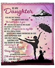 For All The Things My Hands Have Held To Daughter Fleece Blanket - 50" x 60" front