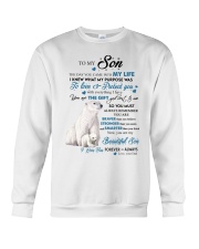 The Day You Came Into My Life Bear Dad To Son Crewneck Sweatshirt tile