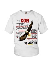 I Close My Eyes For But A Moment Eagle Dad To Son Youth T-Shirt tile