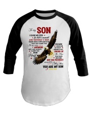 I Close My Eyes For But A Moment Eagle Dad To Son Baseball Tee tile
