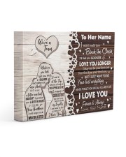I Wish Turn Back The Clock Find U Soon Custom Name 14x11 Gallery Wrapped Canvas Prints front