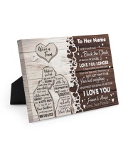 I Wish Turn Back The Clock Find U Soon Custom Name Easel-Back Gallery Wrapped Canvas tile