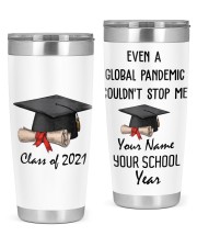 Pandemic couldn't stop me customize year 2020-2021 20oz Tumbler tile