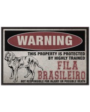 Fila this property is protected Doormat 22.5" x 15" front