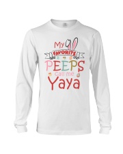 Customize Easter's day Yaya To Grandma Long Sleeve Tee tile