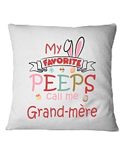 Customize Easter's day Grand-mère To Grandma Square Pillowcase tile