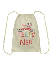 Customize Easter's day Nan To Grandma Drawstring Bag tile