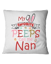 Customize Easter's day Nan To Grandma Square Pillowcase tile