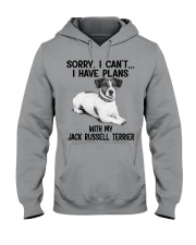 I have plans with my dog Jack Russell Terrier Hooded Sweatshirt tile