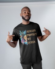 Always Protect My Queen To Husband Classic T-Shirt apparel-classic-tshirt-lifestyle-front-32