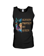 Always Protect My Queen To Husband Unisex Tank tile