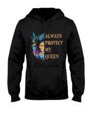 Always Protect My Queen To Husband Hooded Sweatshirt tile
