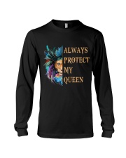 Always Protect My Queen To Husband Long Sleeve Tee tile