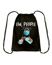 Ew People Wearing A Face Mask Airedale Terrier Drawstring Bag tile