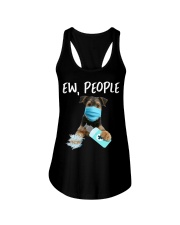 Ew People Wearing A Face Mask Airedale Terrier Ladies Flowy Tank tile