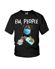 Ew People Wearing A Face Mask Airedale Terrier Youth T-Shirt tile