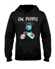 Ew People Wearing A Face Mask Airedale Terrier Hooded Sweatshirt tile