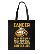 Zodiac Cancer Girl Knows More Than She Says Tote Bag tile