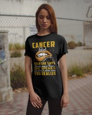 Zodiac Cancer Girl Knows More Than She Says Classic T-Shirt apparel-classic-tshirt-lifestyle-18