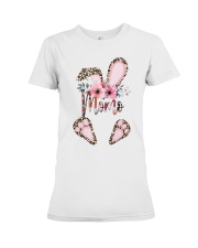 Customize GRANDMA Easter's day Momo Premium Fit Ladies Tee tile