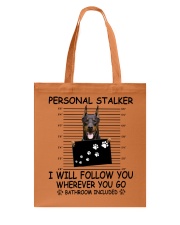 Personal Stalker Doberman Pinscher Tote Bag tile