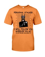 Personal Stalker Doberman Pinscher Premium Fit Mens Tee tile