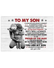 I Closed My Eyes For But A Moment Dad To Son Horizontal Poster tile
