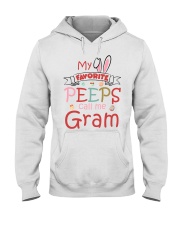 Easter's Day My Favorite Peeps Gram To Grandma Hooded Sweatshirt tile
