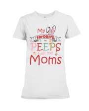 Easter's Day My Favorite Peeps Moms To Grandma Premium Fit Ladies Tee tile