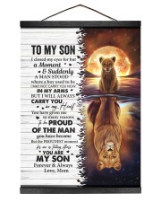 I Closed My Eyes For But A Moment Mom To Son Hanging Canvas tile