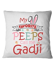 Customize Easter's day Gadji To Grandma Square Pillowcase tile