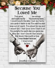 Because You Loved Me 11x17 Poster aos-poster-portrait-11x17-lifestyle-23