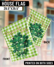 Shamrock Bouquet 29.5"x39.5" House Flag aos-house-flag-29-5-x-39-5-ghosted-lifestyle-07