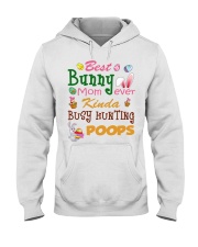 Best Bunny Mom Ever Easter Daughter To Mom Hooded Sweatshirt tile