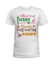 Best Bunny Mom Ever Easter Daughter To Mom Ladies T-Shirt tile