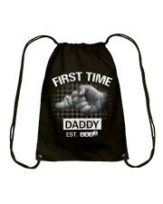 First Time Daddy Est 2021 Daughter To Dad Drawstring Bag tile