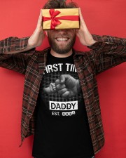 First Time Daddy Est 2021 Daughter To Dad Classic T-Shirt apparel-classic-tshirt-lifestyle-front-80