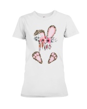 Customize GRANDMA Easter's day Moo Premium Fit Ladies Tee tile